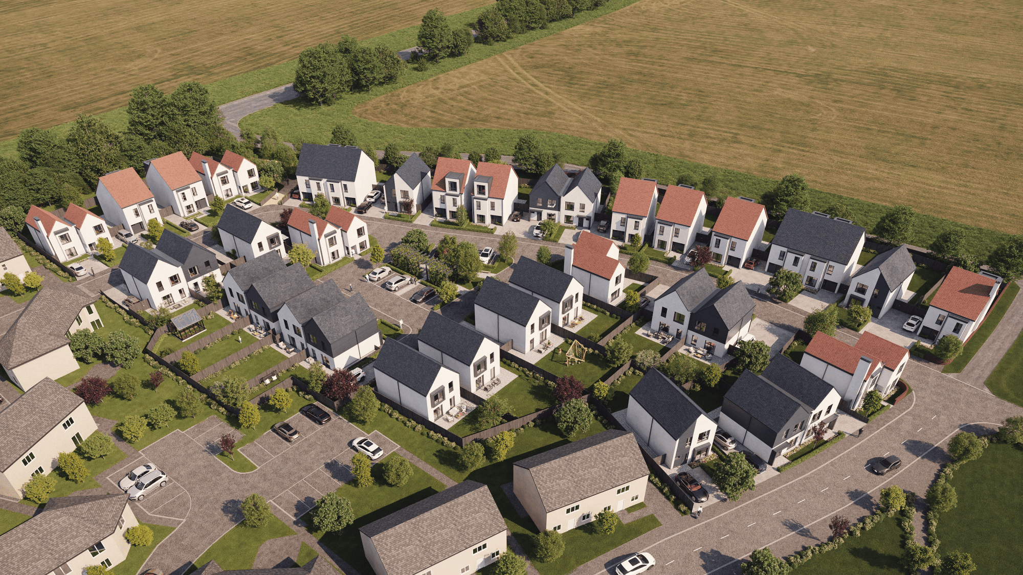 Lochford Gardens - Birdseye Site Plan
